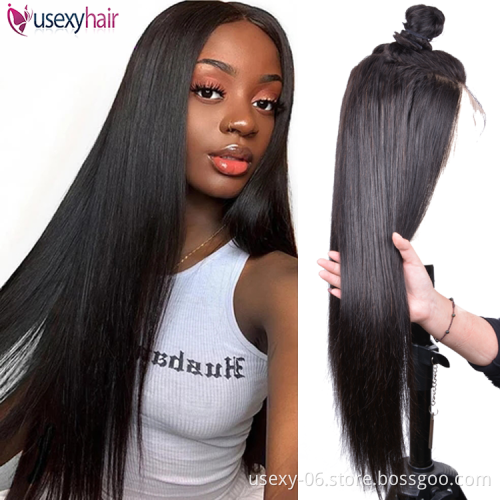 cheap wholesale HD 100% natural full lace human hair wig,HD brazilian glueless blonde human hair full lace wigs for black women